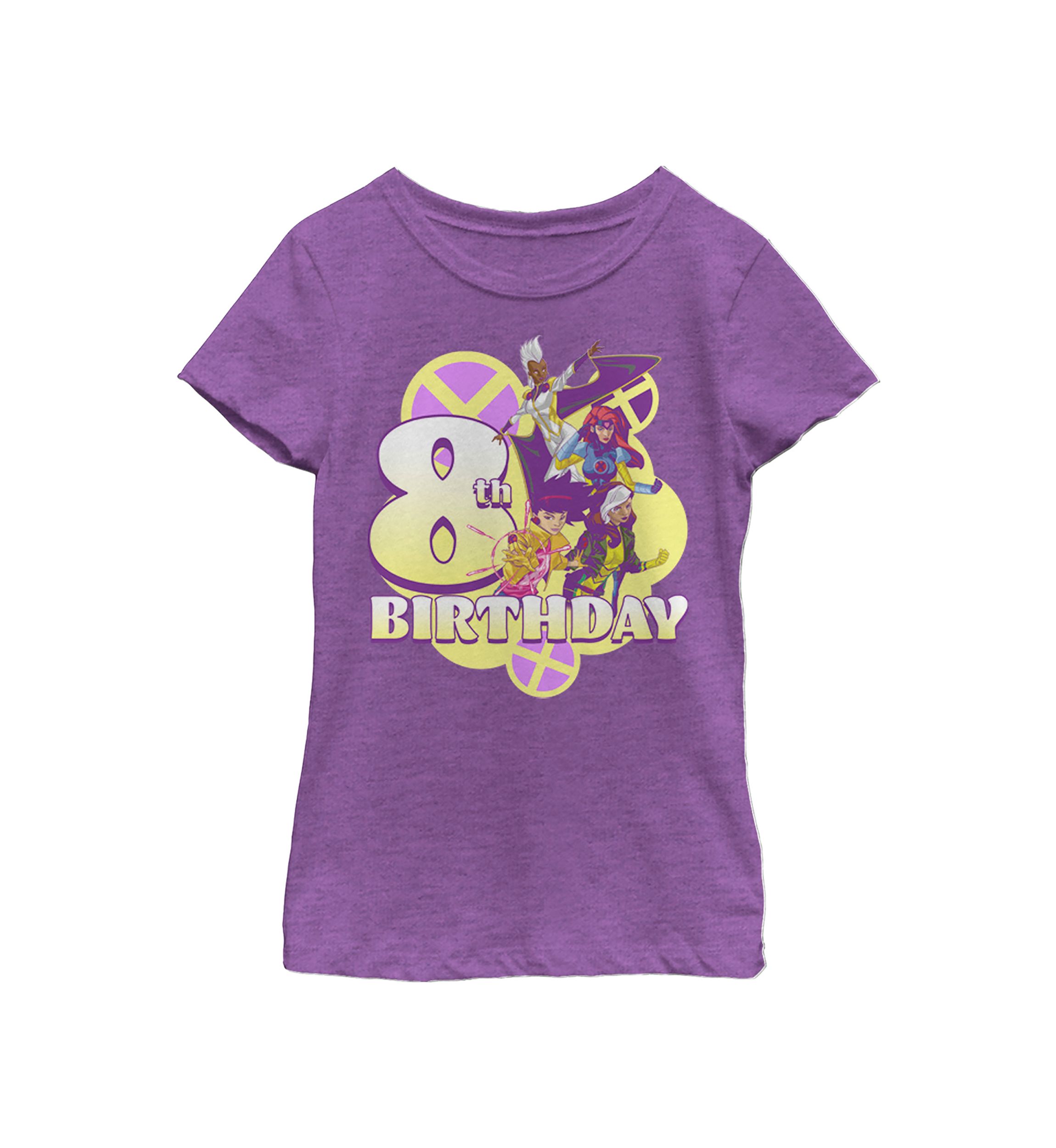 Girls 46x Marvel Xwomen 8th Birthday Graphic Top