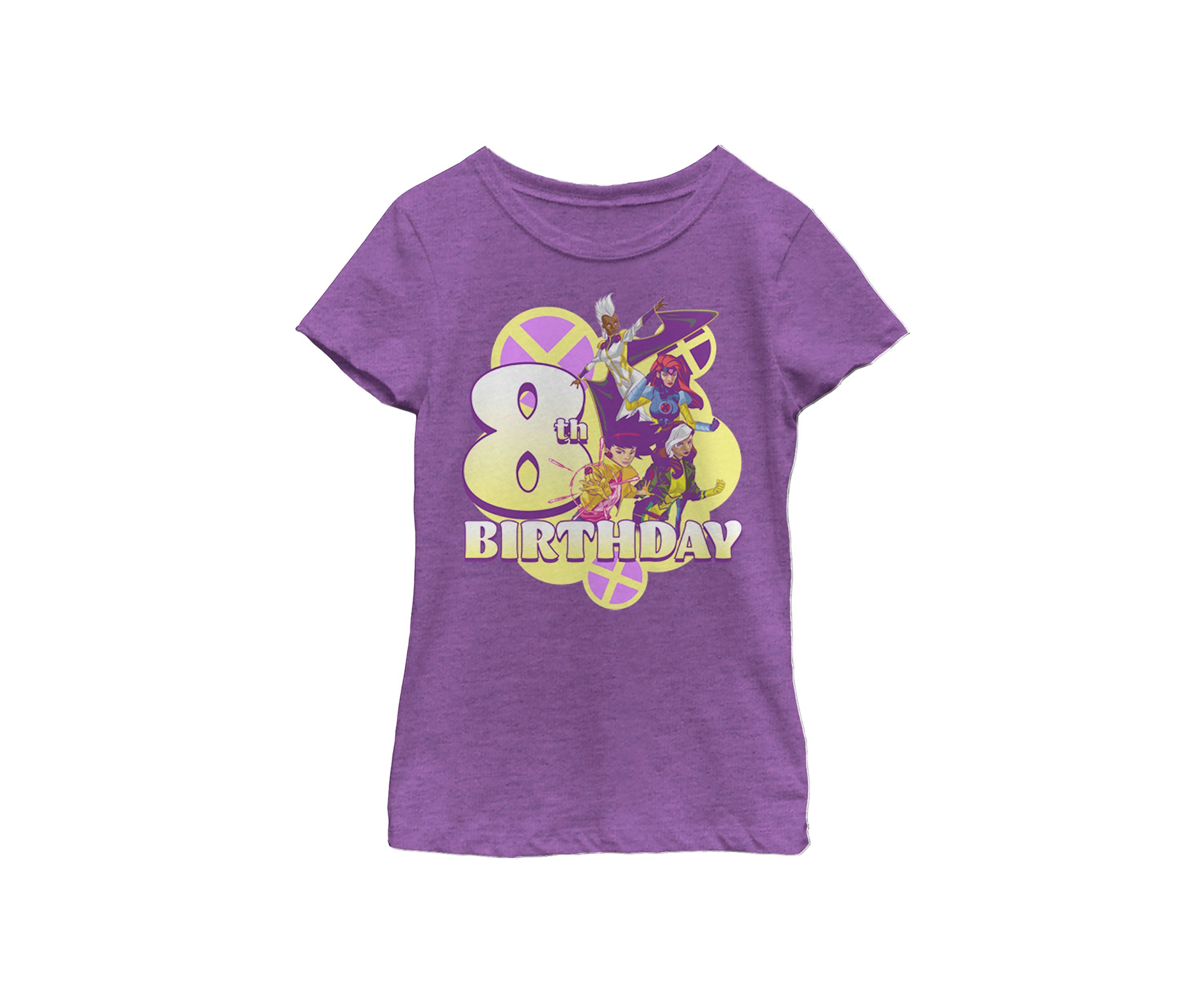 Girls 46x Marvel Xwomen 8th Birthday Graphic Top