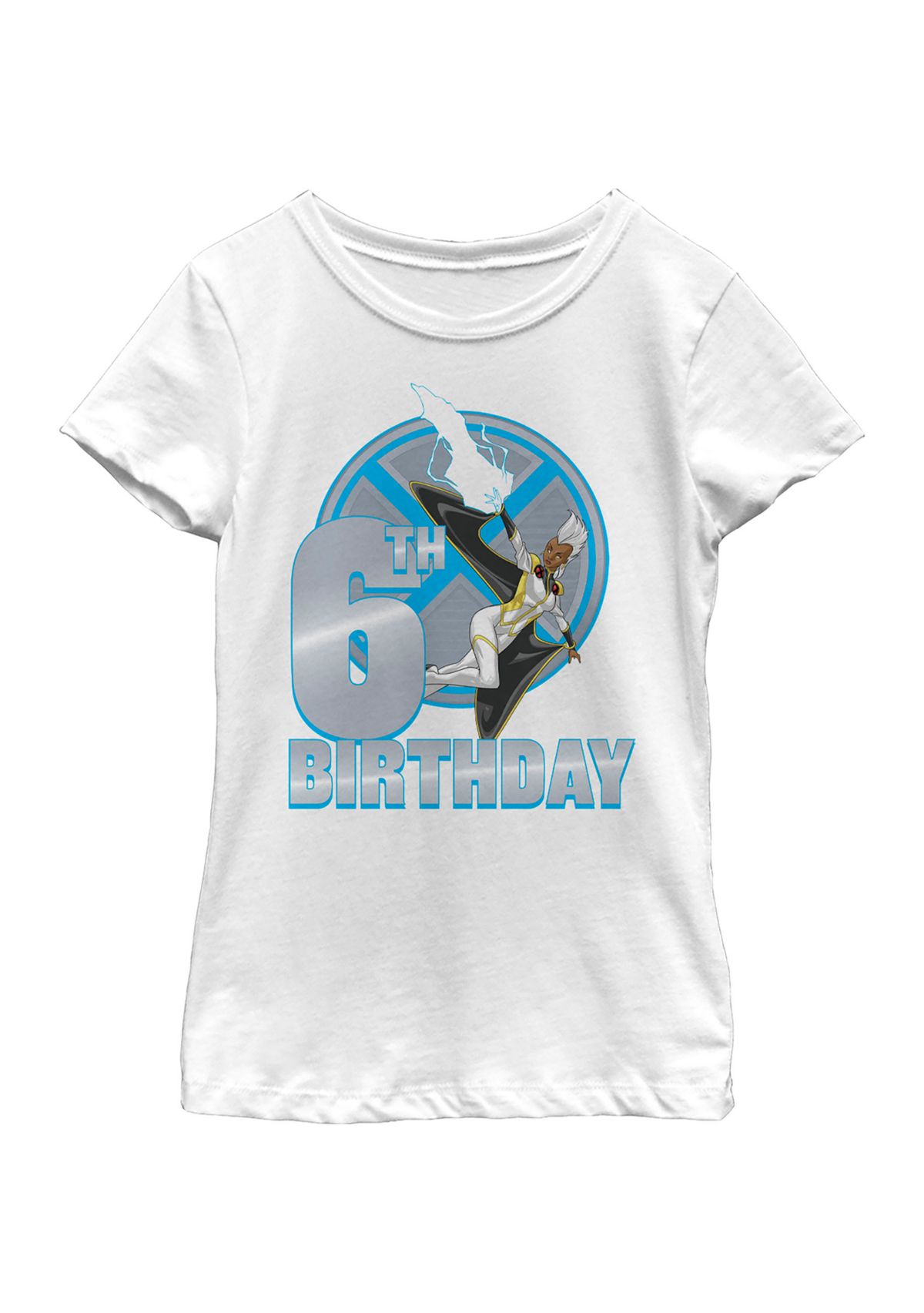 Girls 46x Marvel 6th Storm Birthday Graphic Top