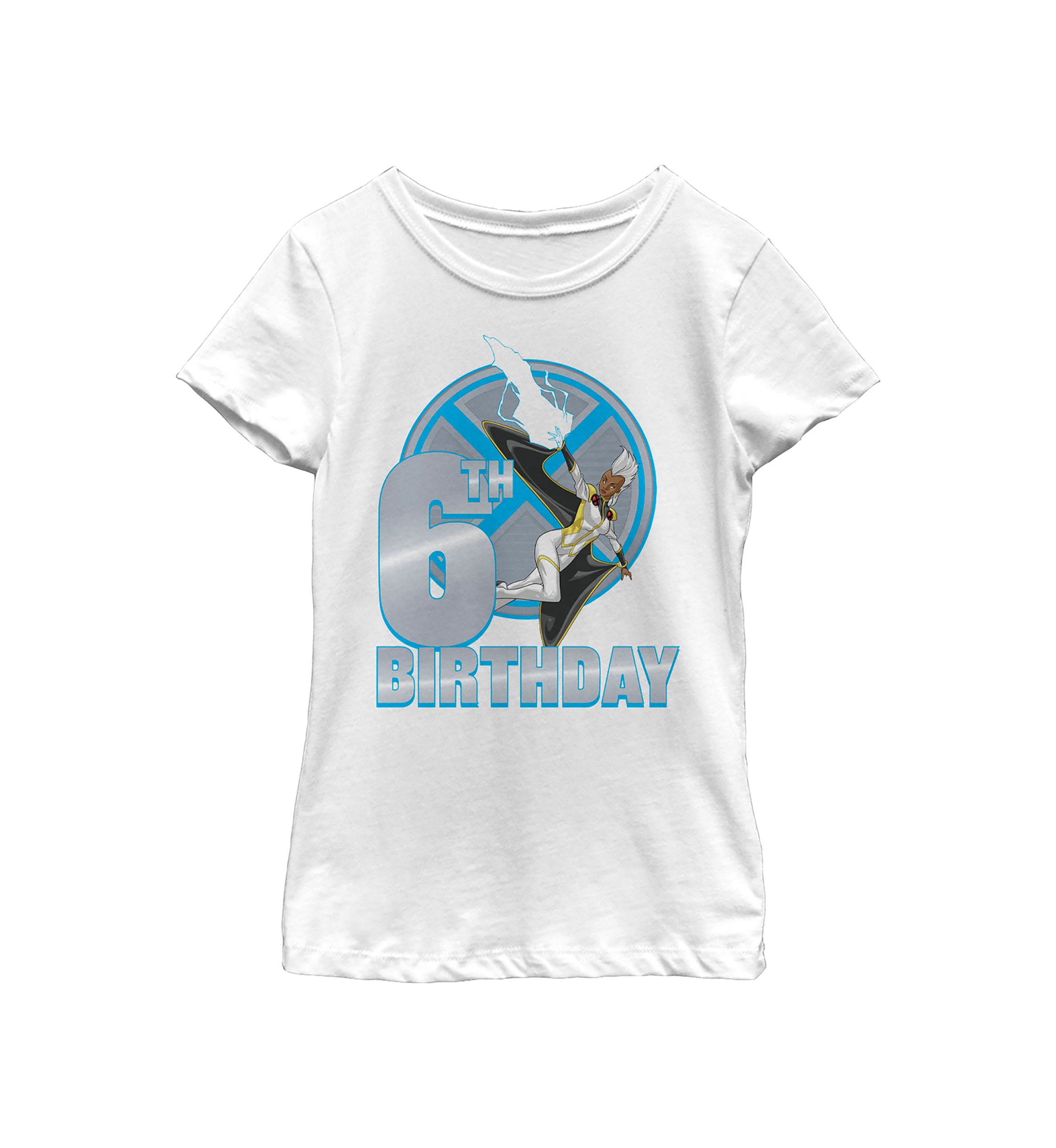 Girls 46x Marvel 6th Storm Birthday Graphic Top