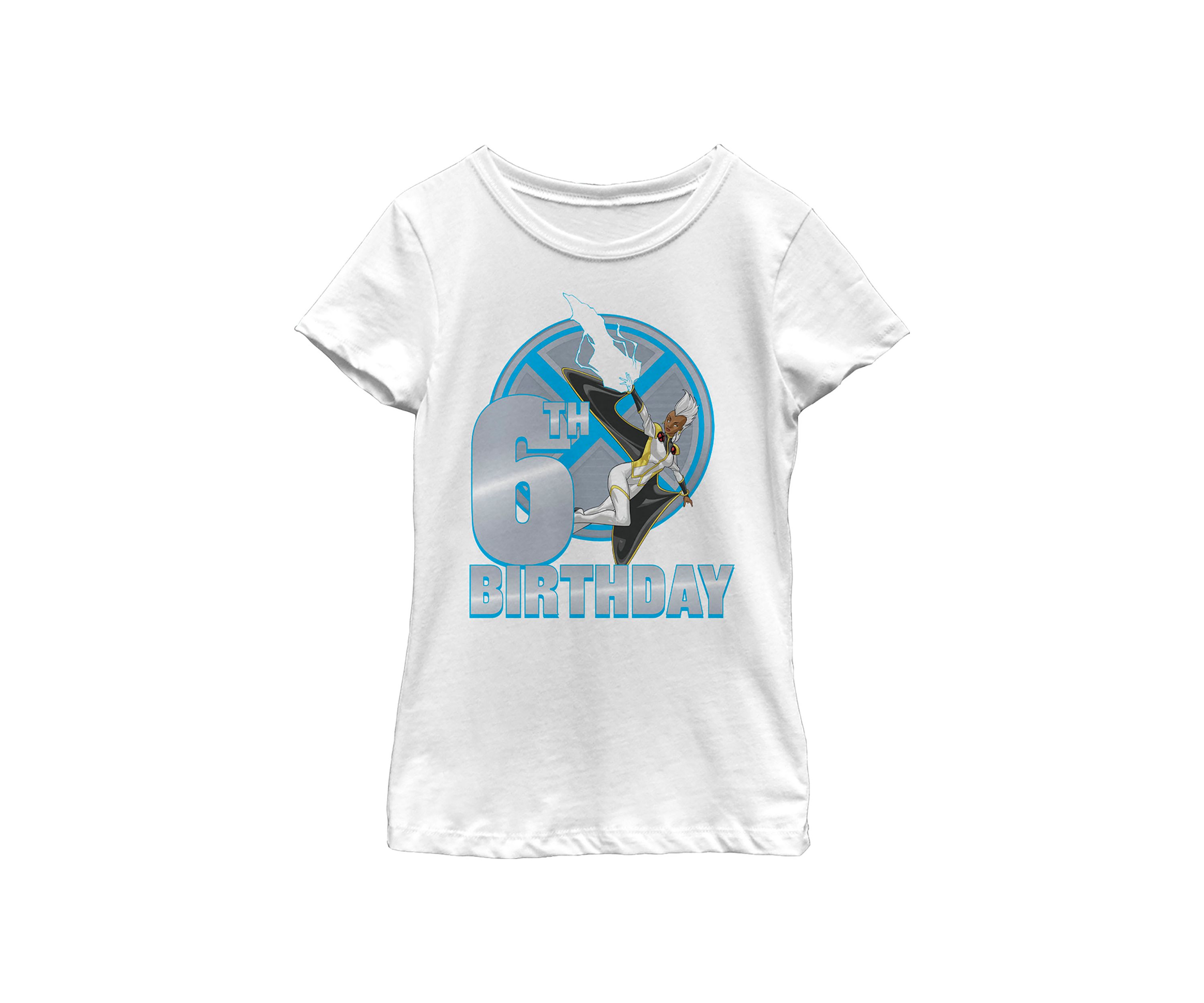 Girls 46x Marvel 6th Storm Birthday Graphic Top