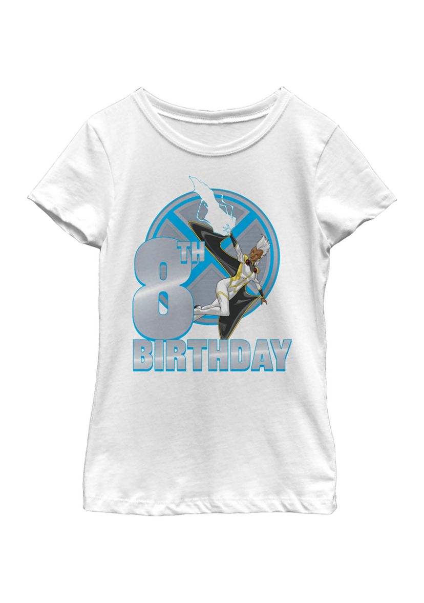 Girls 46x Marvel 8th Storm Birthday Graphic Top