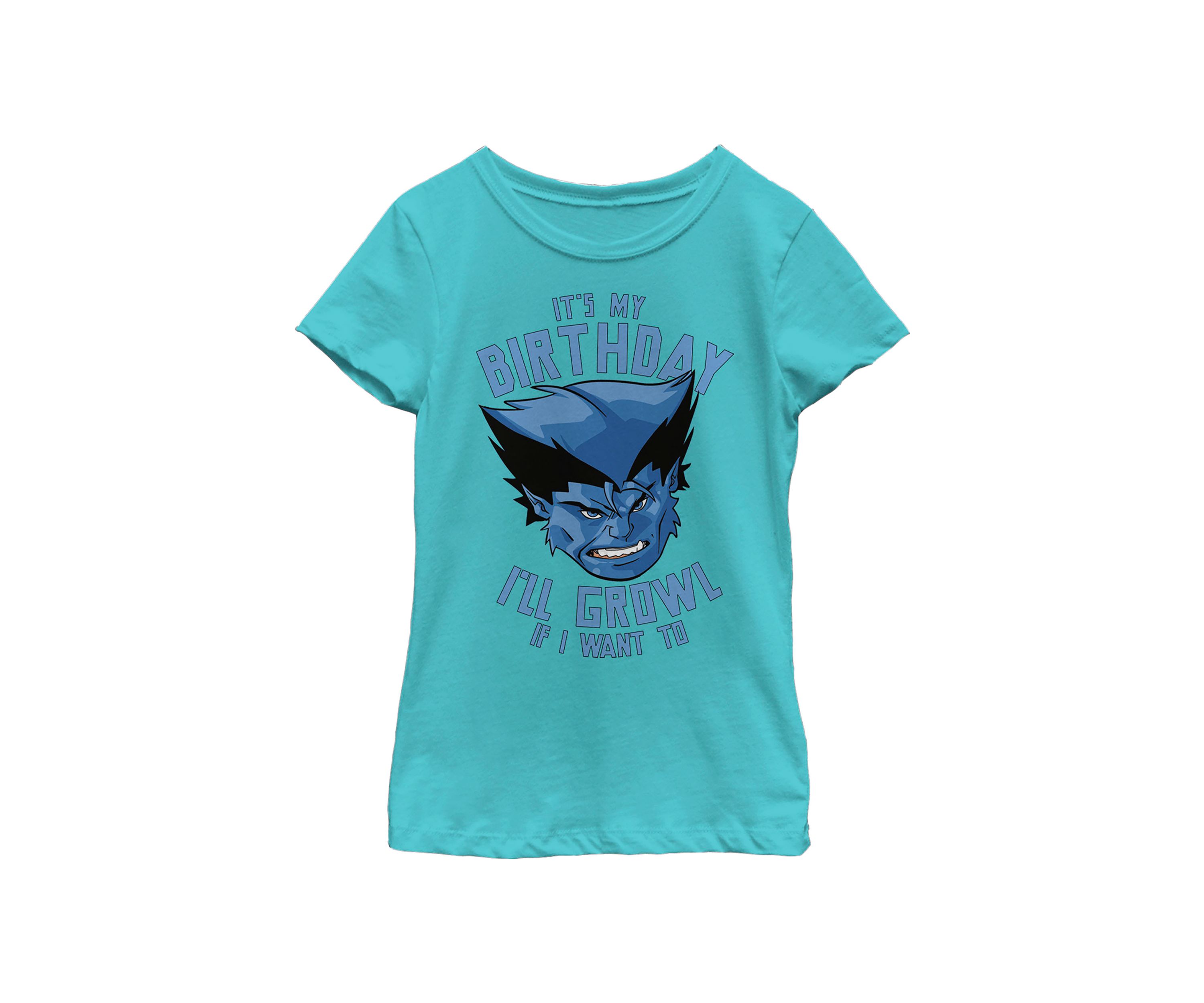 Girls 46x Marvel Birthday Growl Graphic Top