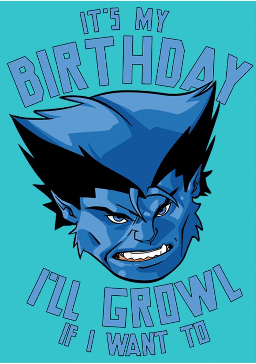Girls 46x Marvel Birthday Growl Graphic Top