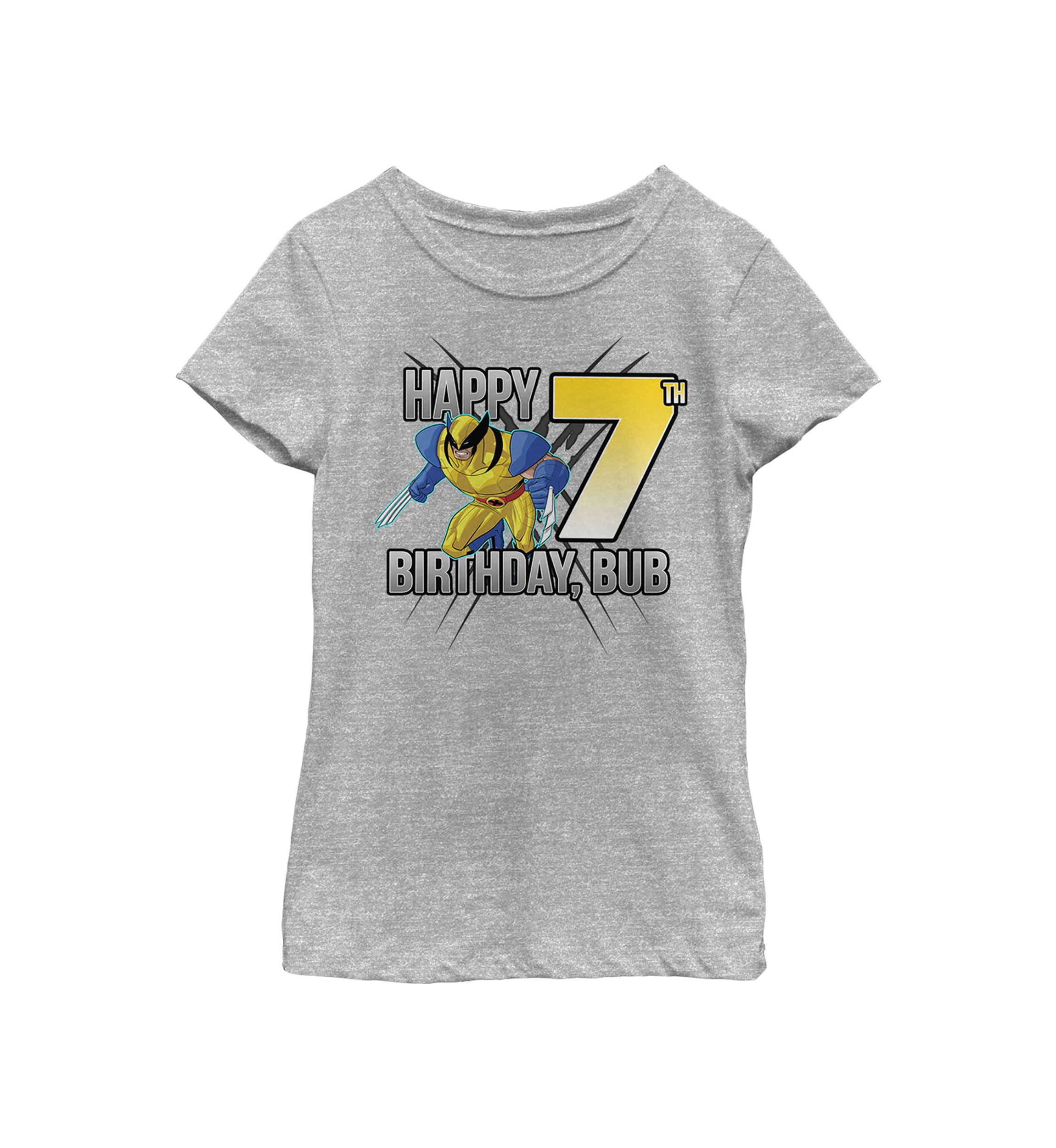 Girls 46x Marvel Wolverine 7th Bday Graphic Top
