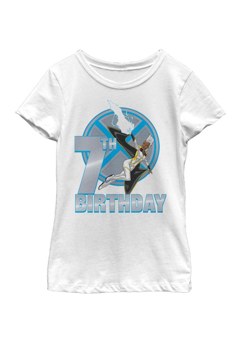 Girls 46x Marvel 7th Storm Birthday Graphic Top
