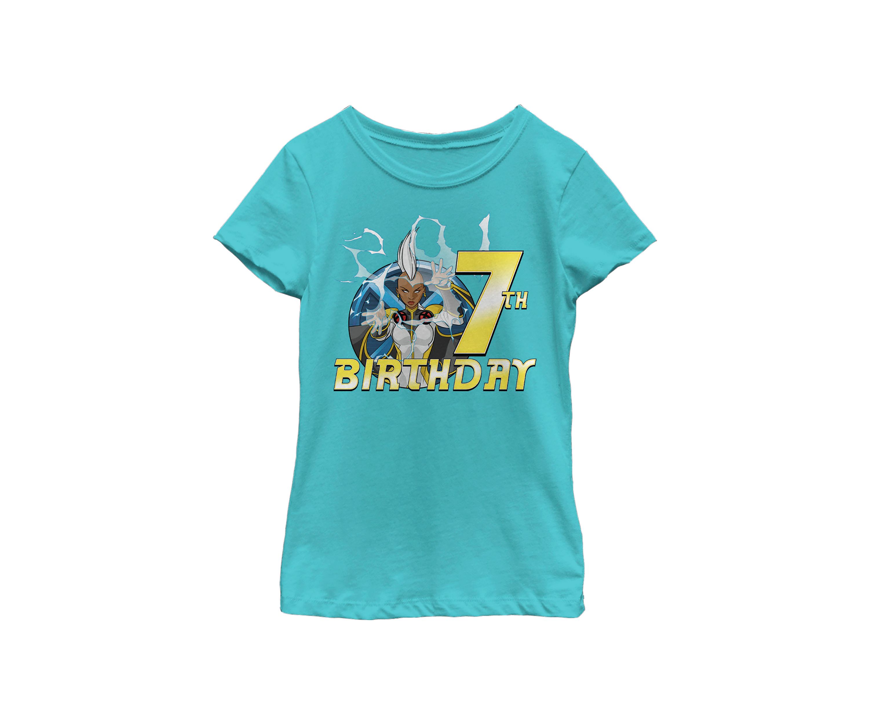 Girls 46x Marvel Storms 7th Birthday Graphic Top