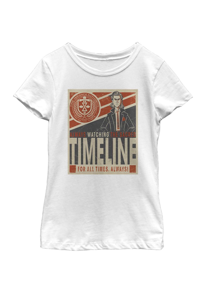 Girls 4-6x Always Watching Graphic T-Shirt