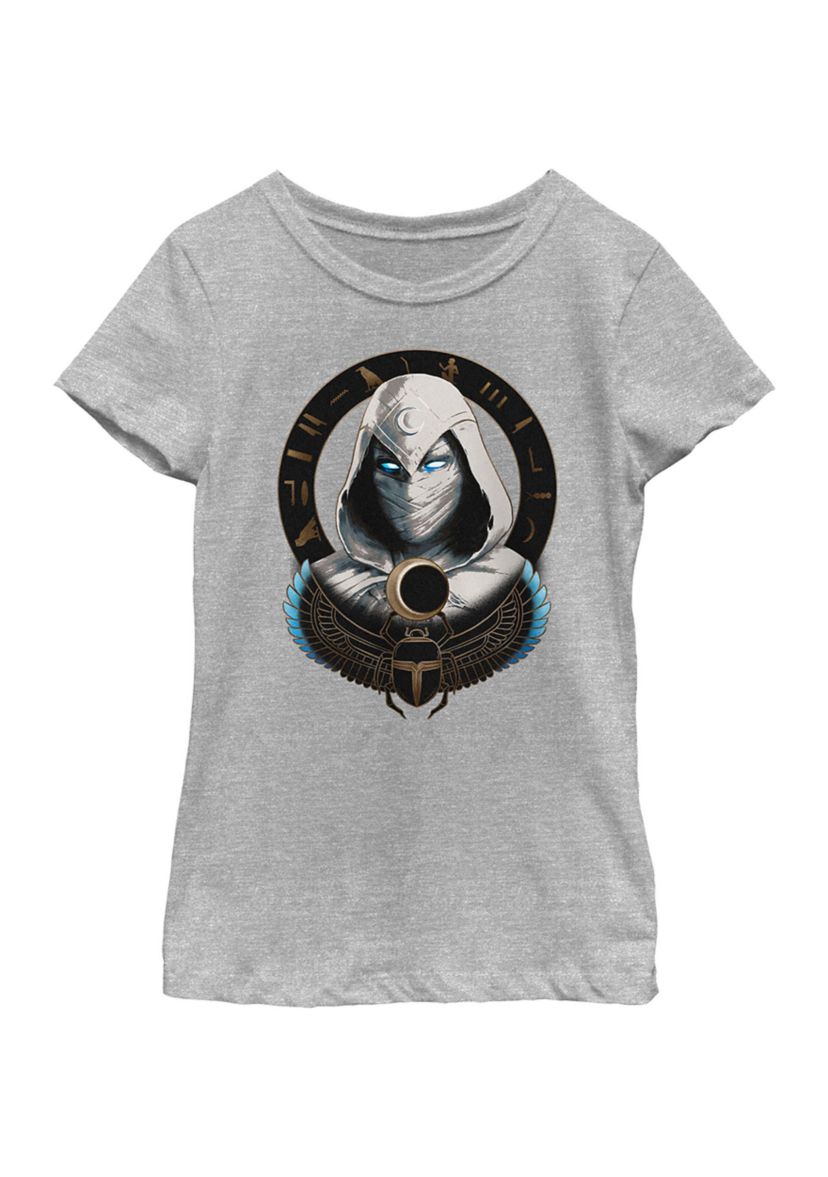 Moon Knight Mask Badge Graphic T-Shirt
