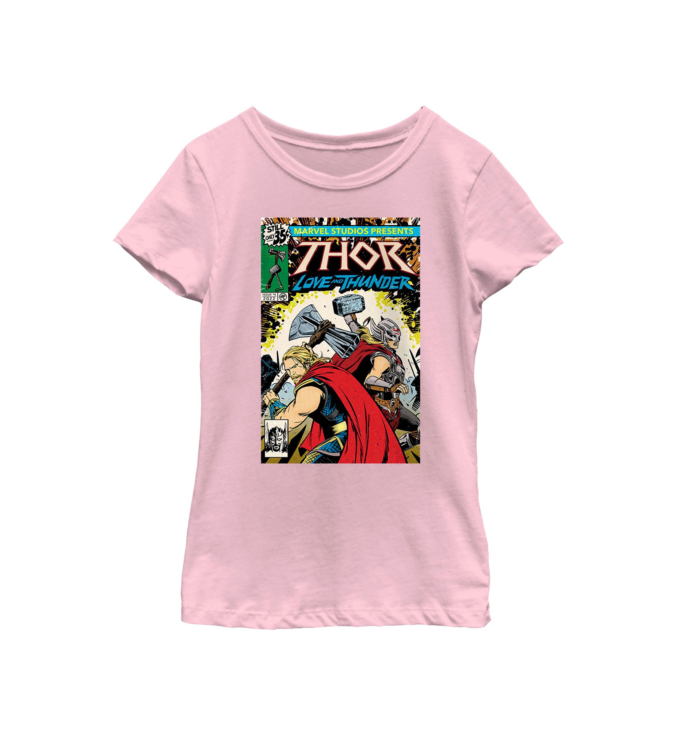 Two Thors Comic Cover Graphic T-Shirt