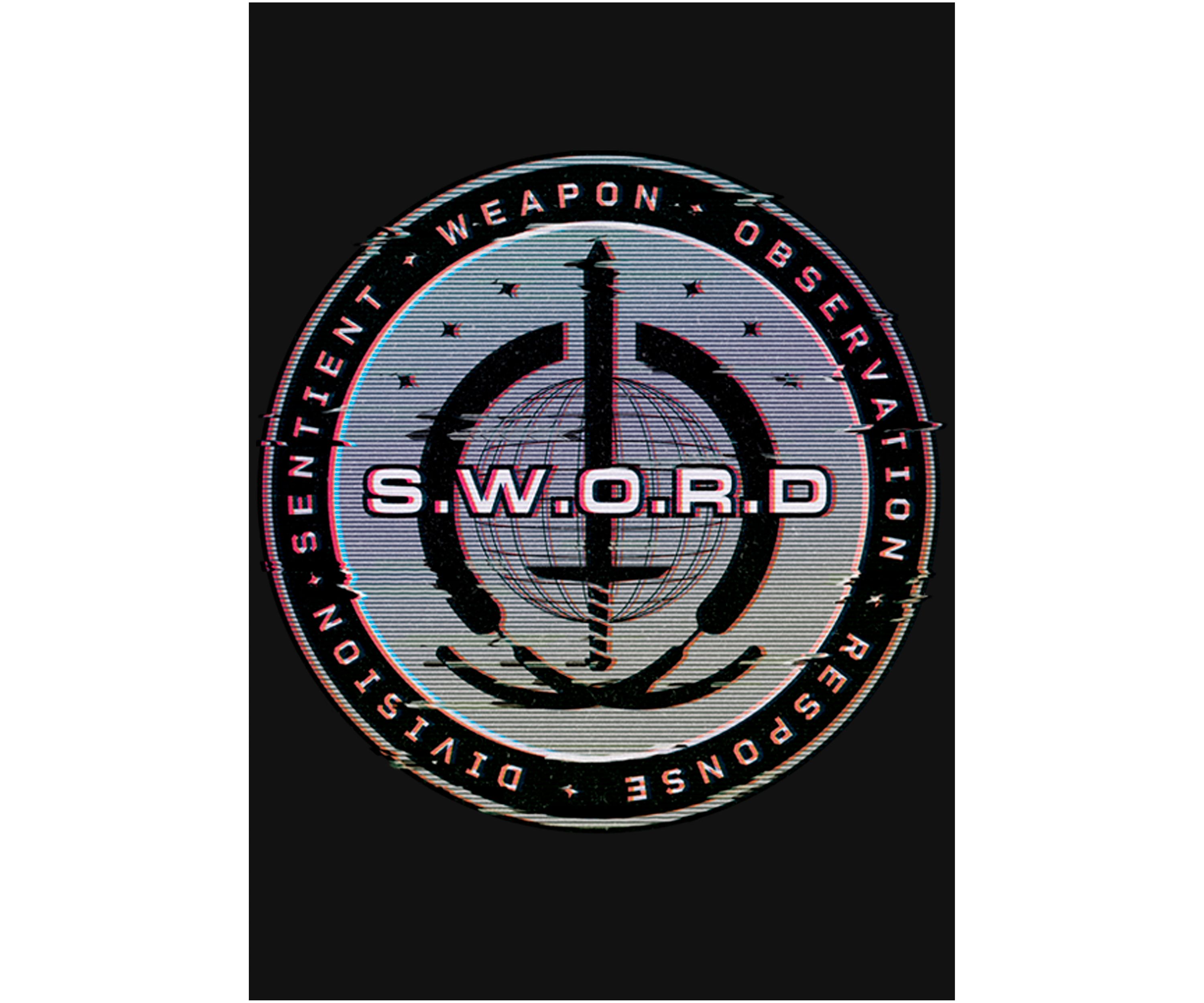 Girls 4-6x Wanda Vision S.W.O.R.D. Digital Logo Graphic T-Shirt