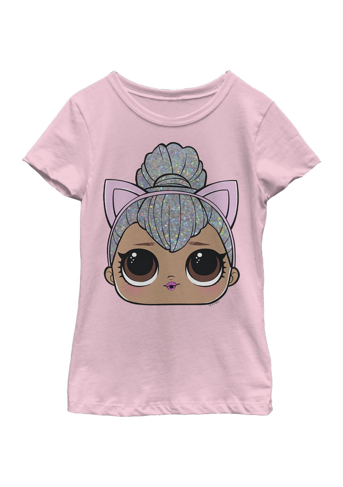 Girls 4-6x BigFace Kitty Queen Graphic T-Shirt