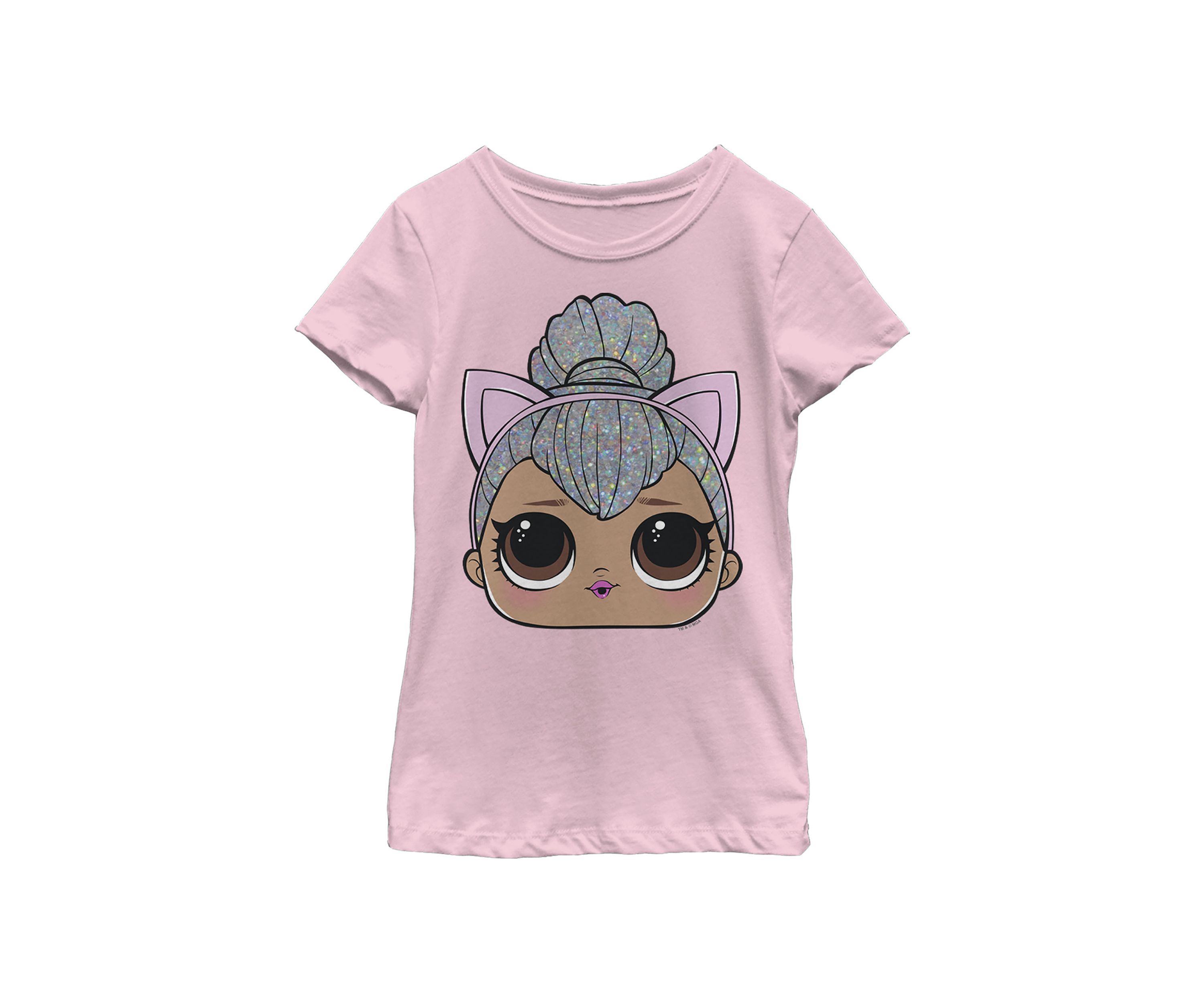 Girls 4-6x BigFace Kitty Queen Graphic T-Shirt