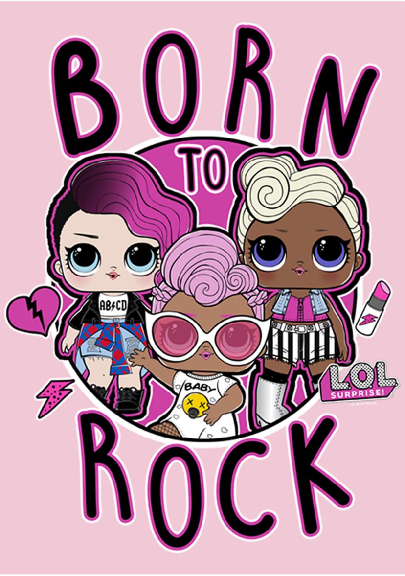 Girls 4-6x Born To Rock Graphic T-Shirt