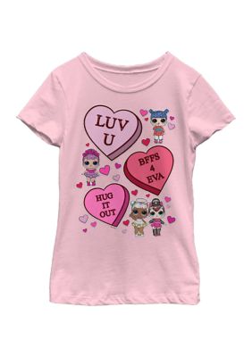 L.O.L. Surprise Girls 4-6x LOL Candy Hearts Top