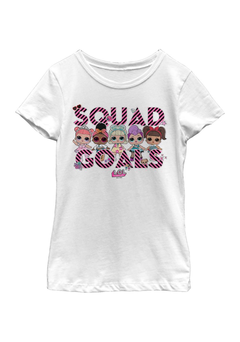 Girls 4-6x LOL Squad Goals Graphic T-Shirt