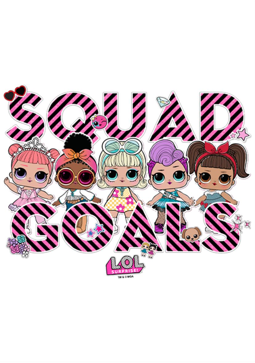 Girls 4-6x LOL Squad Goals Graphic T-Shirt