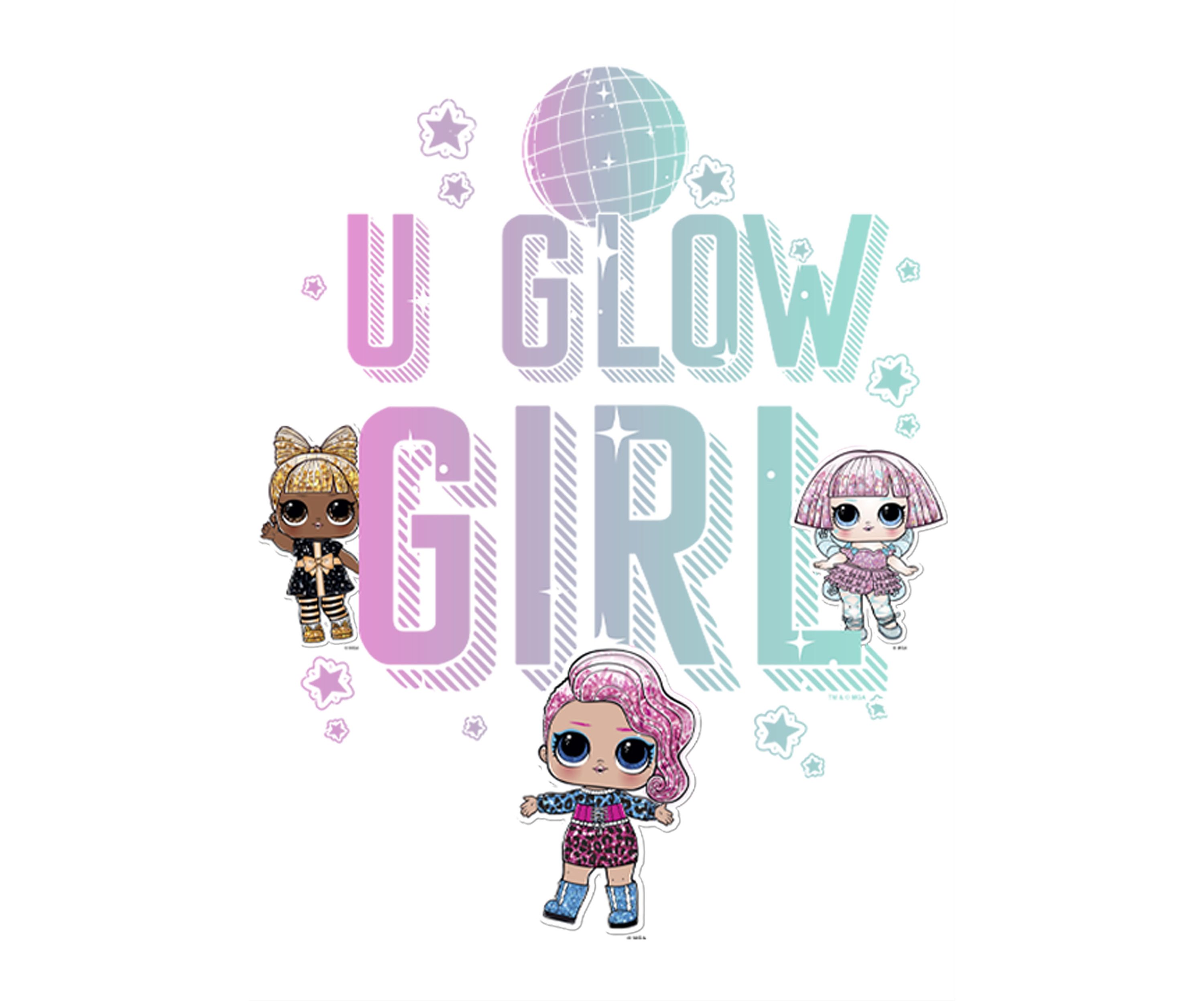 Girls 4-6x U Glow Girl Graphic T-Shirt