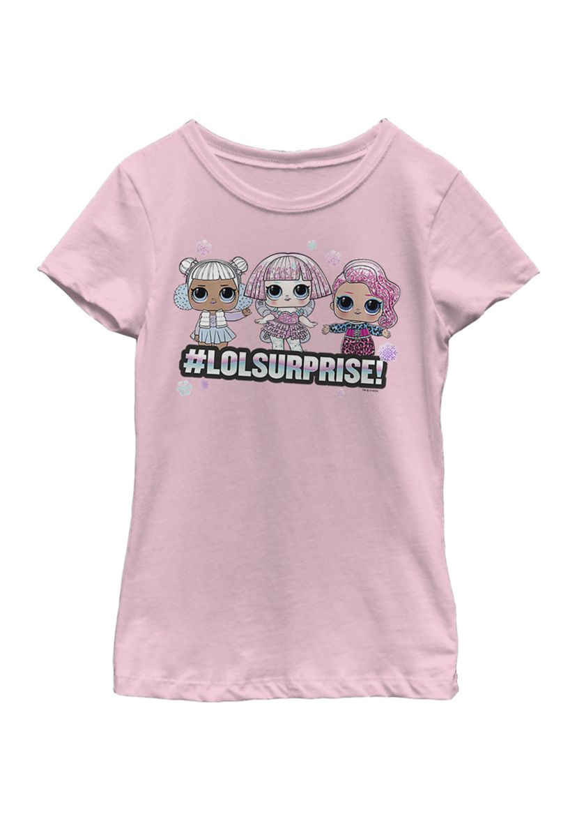 Girls 4-6x Hashtag Lol Graphic T-Shirt
