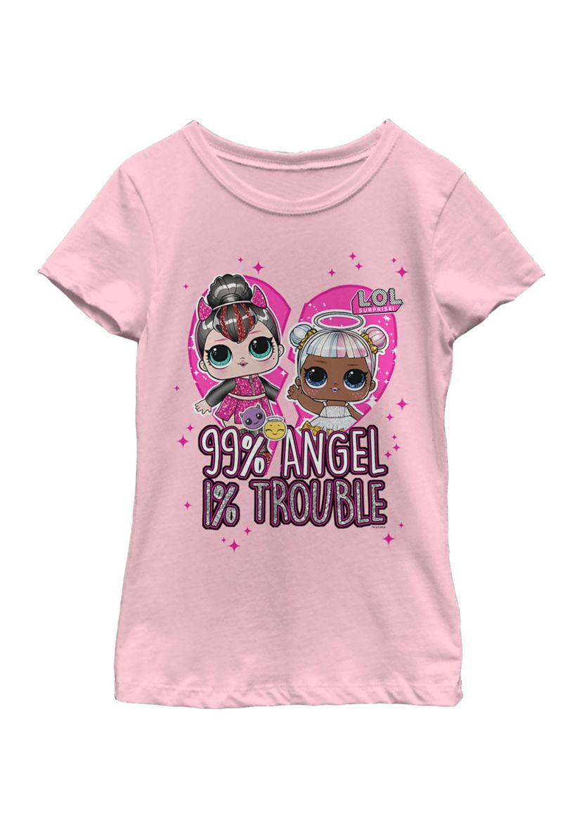 Girls 4-6x Opposite BFF love Top