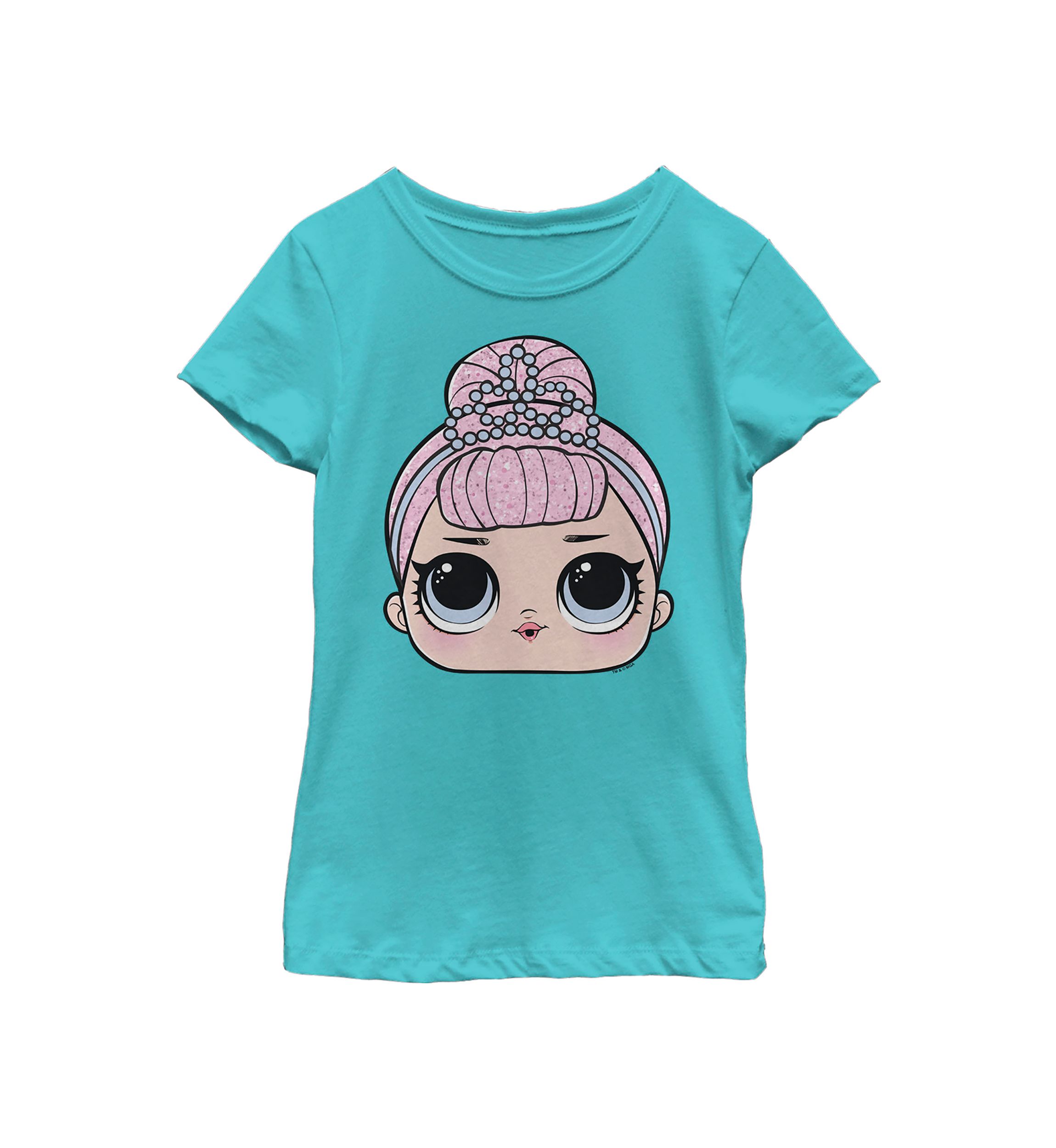 Girls 4-6x Big Face Crystal Queen Graphic T-Shirt