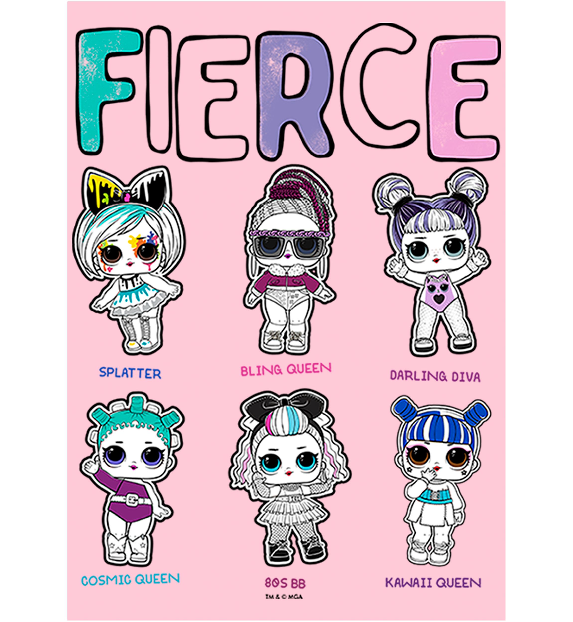 Girls 4-6x Cutie Squad Graphic T-Shirt