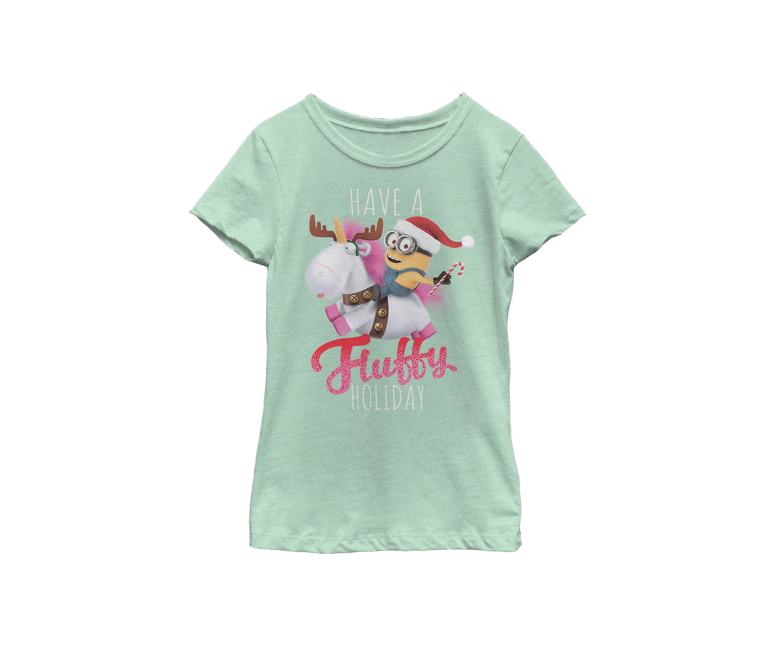 Girls 4-6x Fluffy Holiday T-Shirt 