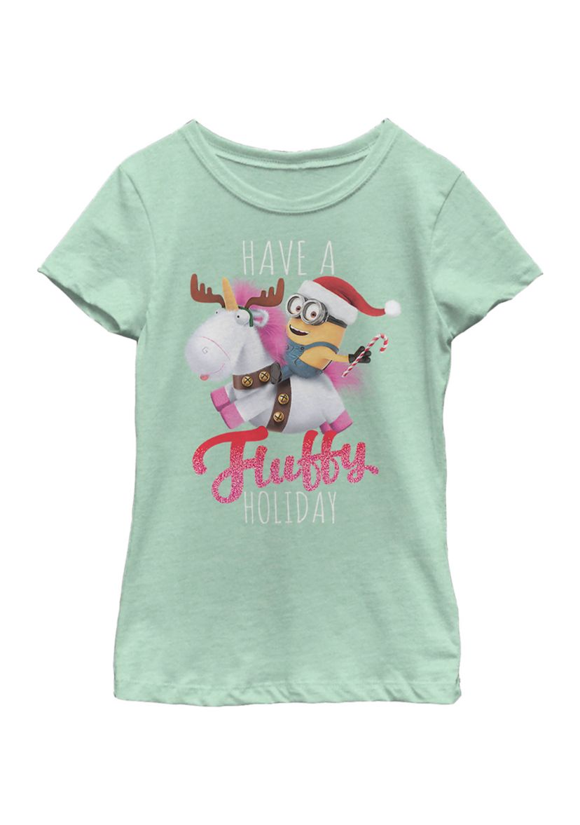 Girls 4-6x Fluffy Holiday T-Shirt 