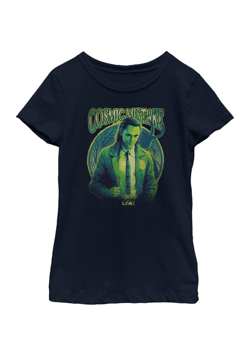 (Likeness) Girls 4-6x Cosmicalloki Wrong Graphic T-Shirt