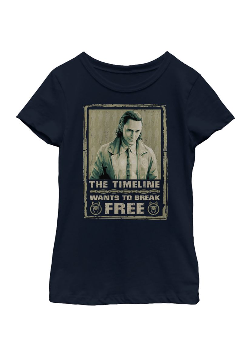 (Likeness) Girls 4-6x Break Free Graphic T-Shirt