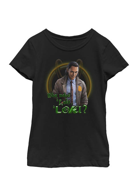 (Likeness) Girls 4-6x Makes Loki Graphic T-Shirt