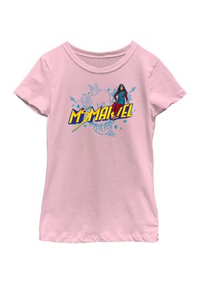 Marvel Kids Sloth Doodles Graphic T-Shirt, Pink, XS