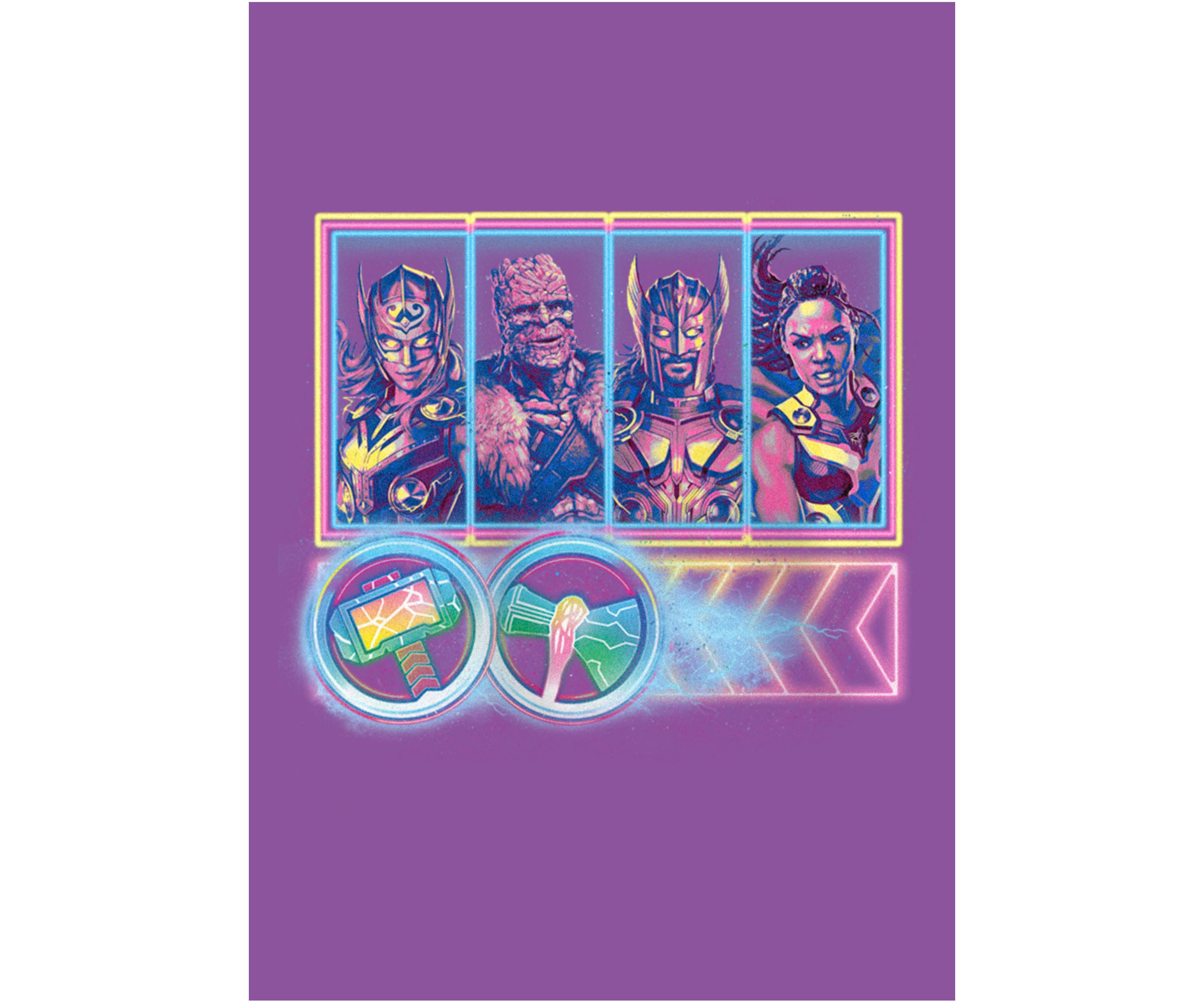 Neon Thunder Love Graphic T-Shirt