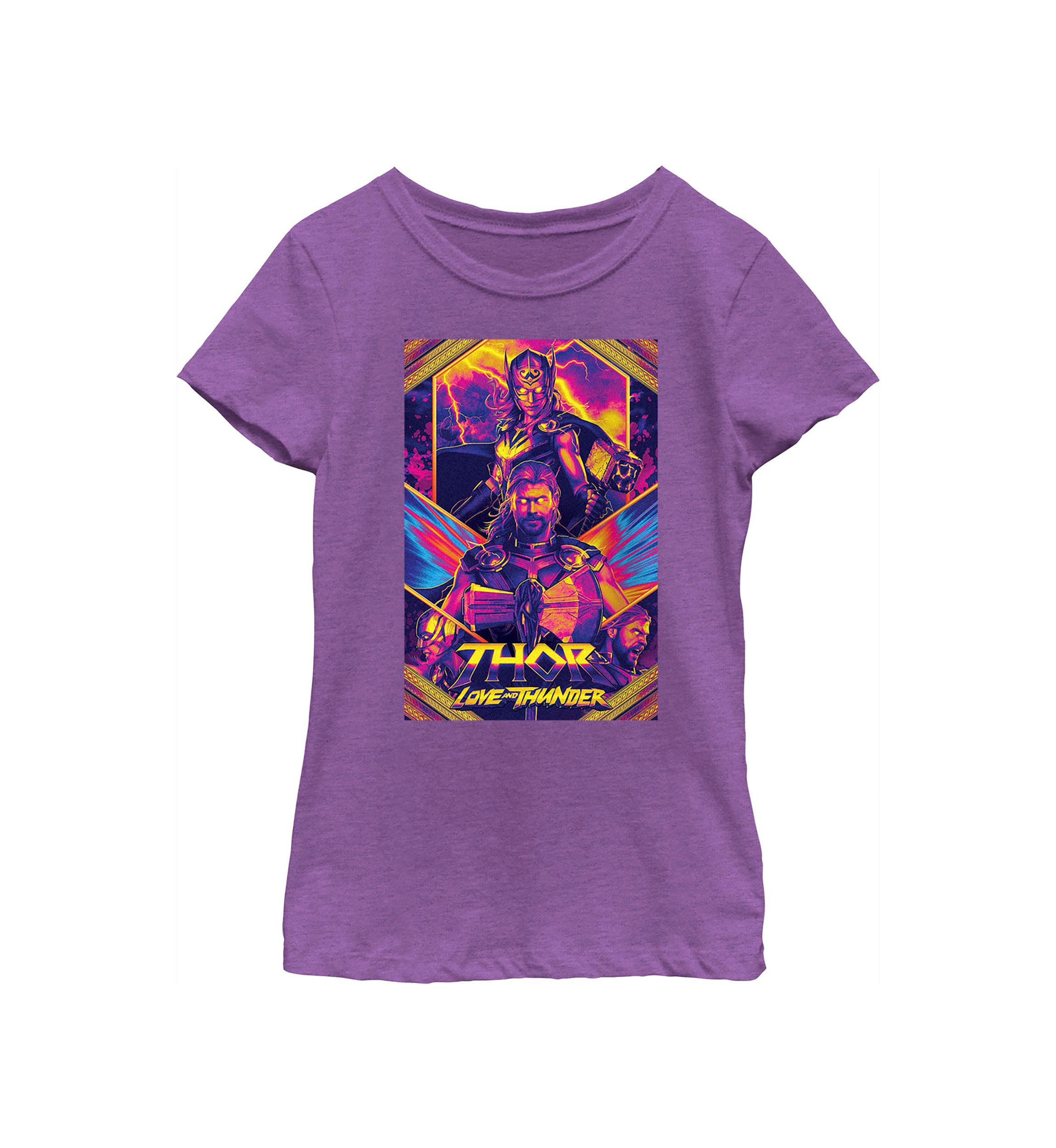 Neon Poster Graphic T-Shirt