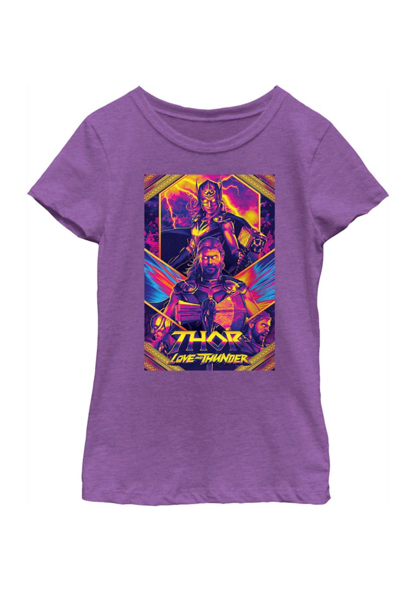 Neon Poster Graphic T-Shirt