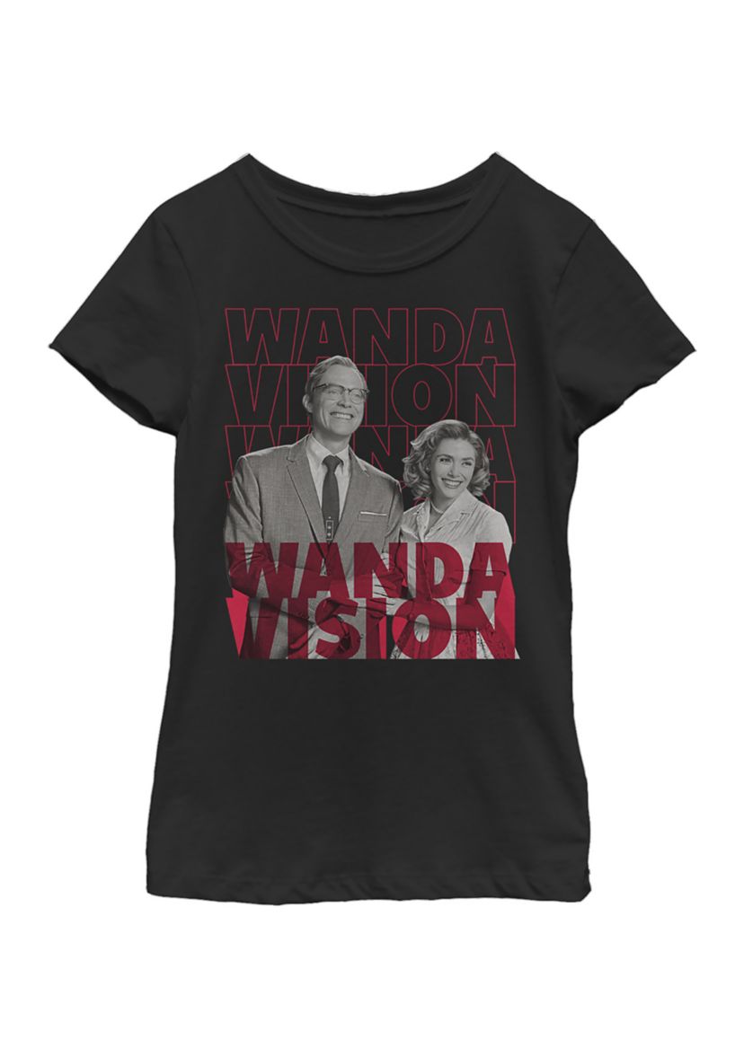 Girls 4-6x REPEATING TEXT Top