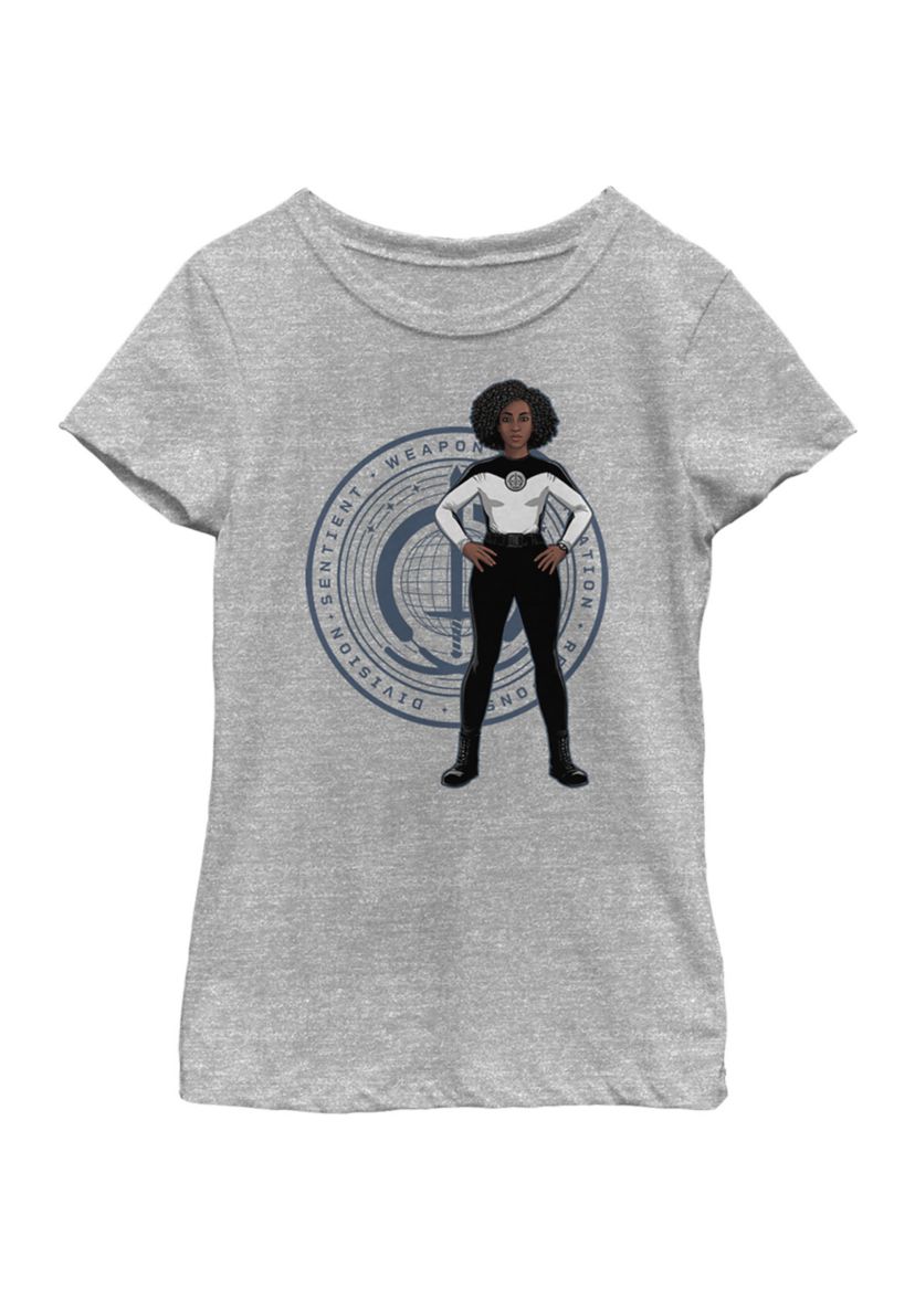 Girls 4-6x  Rambeau Badge Graphic Top