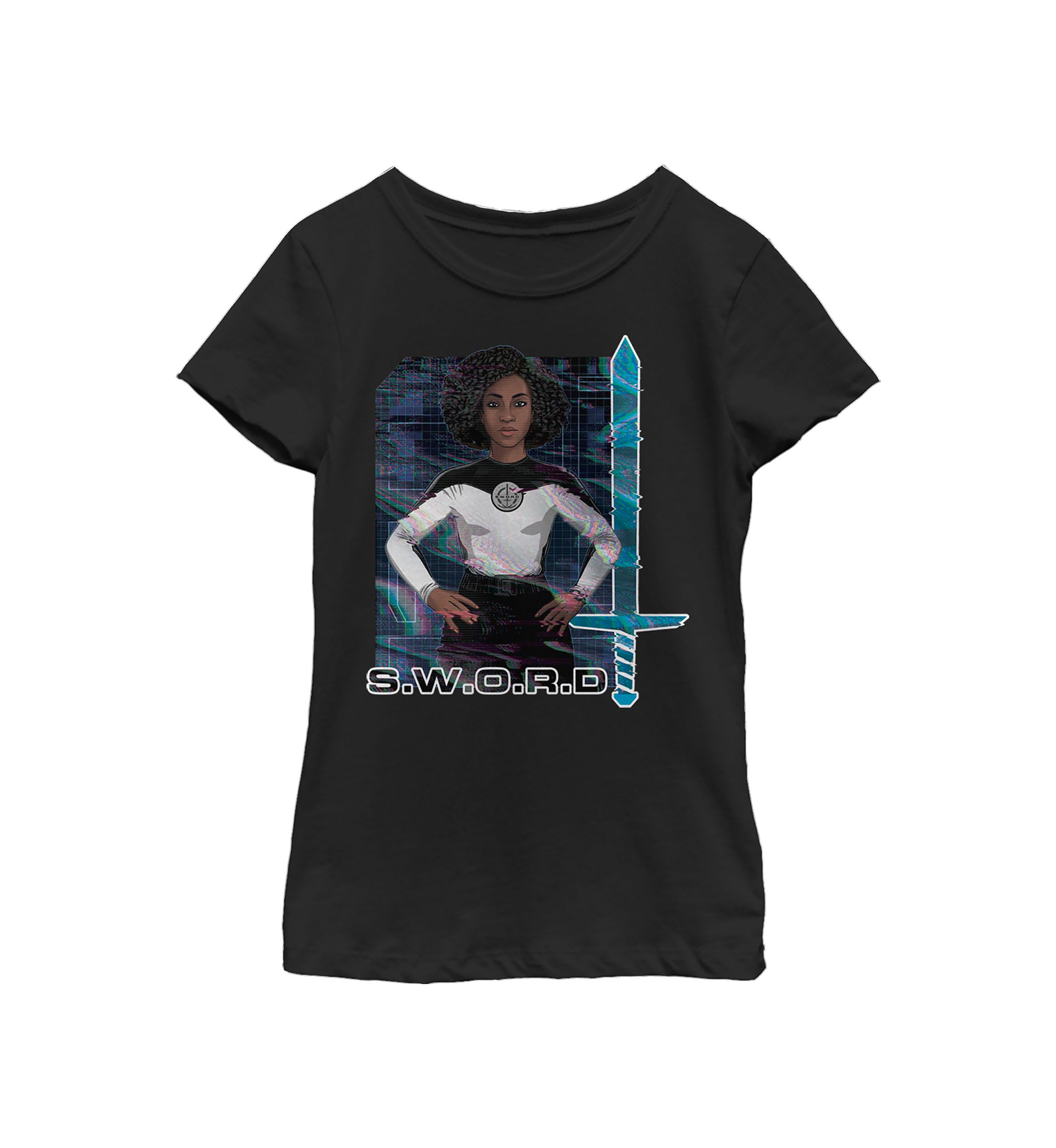 Girls 4-6x  Digital Wanda Graphic Top