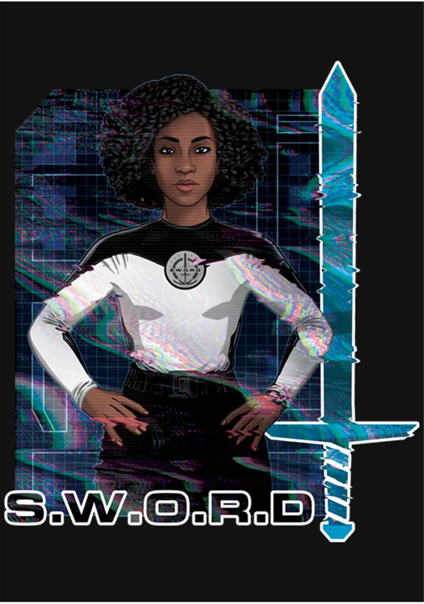 Girls 4-6x  Digital Wanda Graphic Top