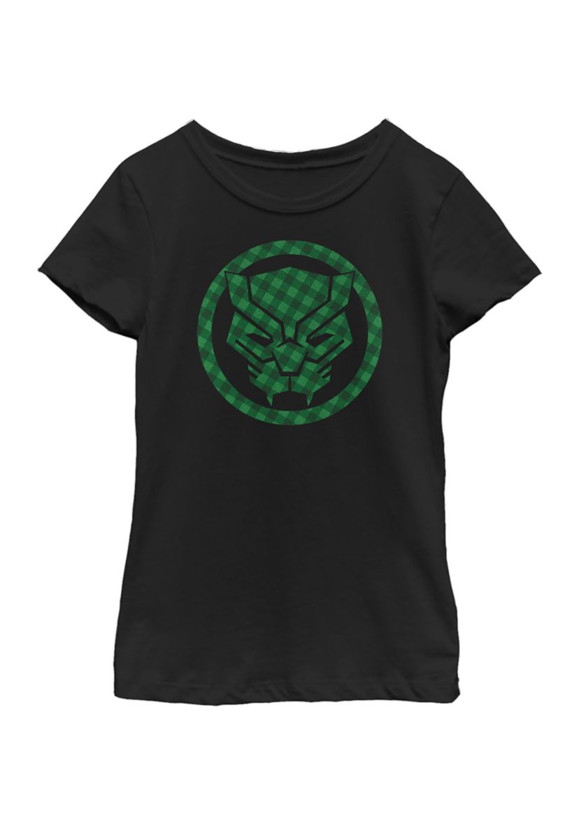 Girls 46x Marvel Avengers Lucky Panther Graphic Top