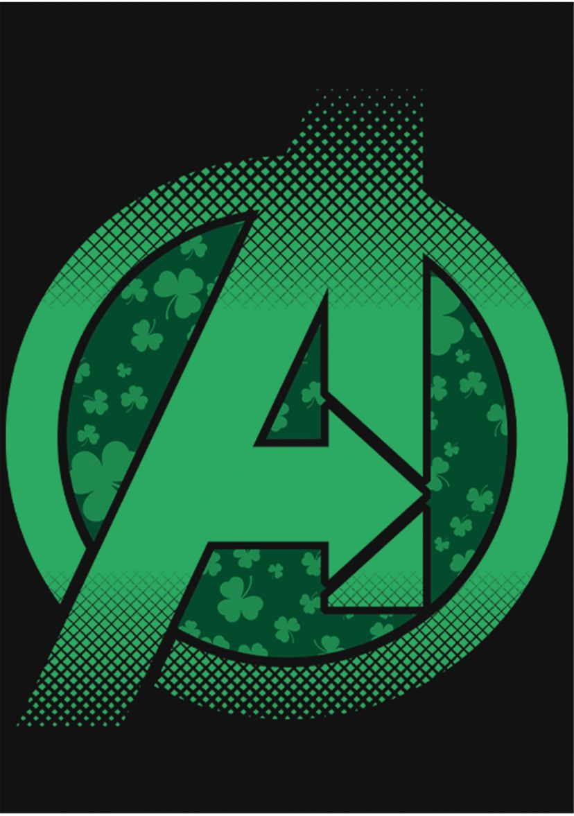 Girls 46x Marvel Avengers Lucky A Graphic Top