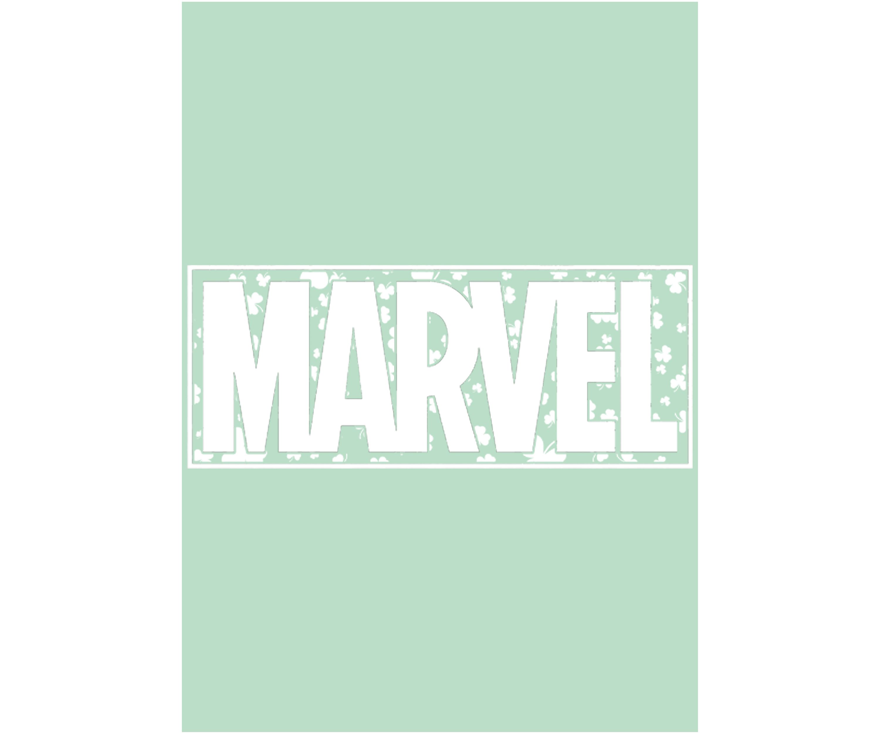 Girls 46x Marvel Superheros Retro Marvel Shamrock Graphic Top