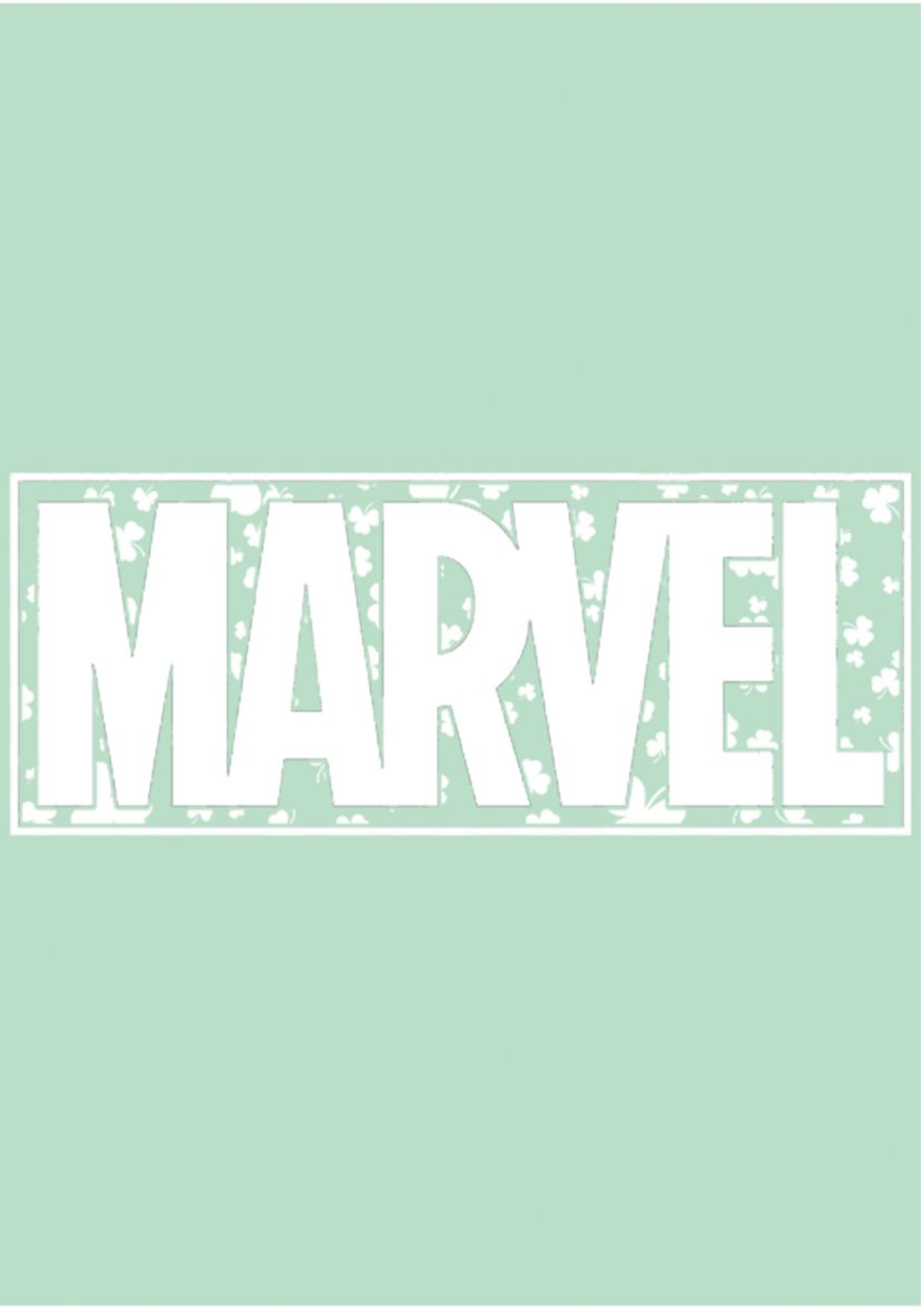 Girls 46x Marvel Superheros Retro Marvel Shamrock Graphic Top