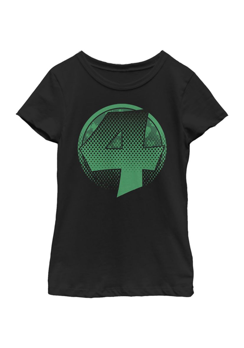 Girls 46x Fantastic Four Lucky 4 Graphic Top