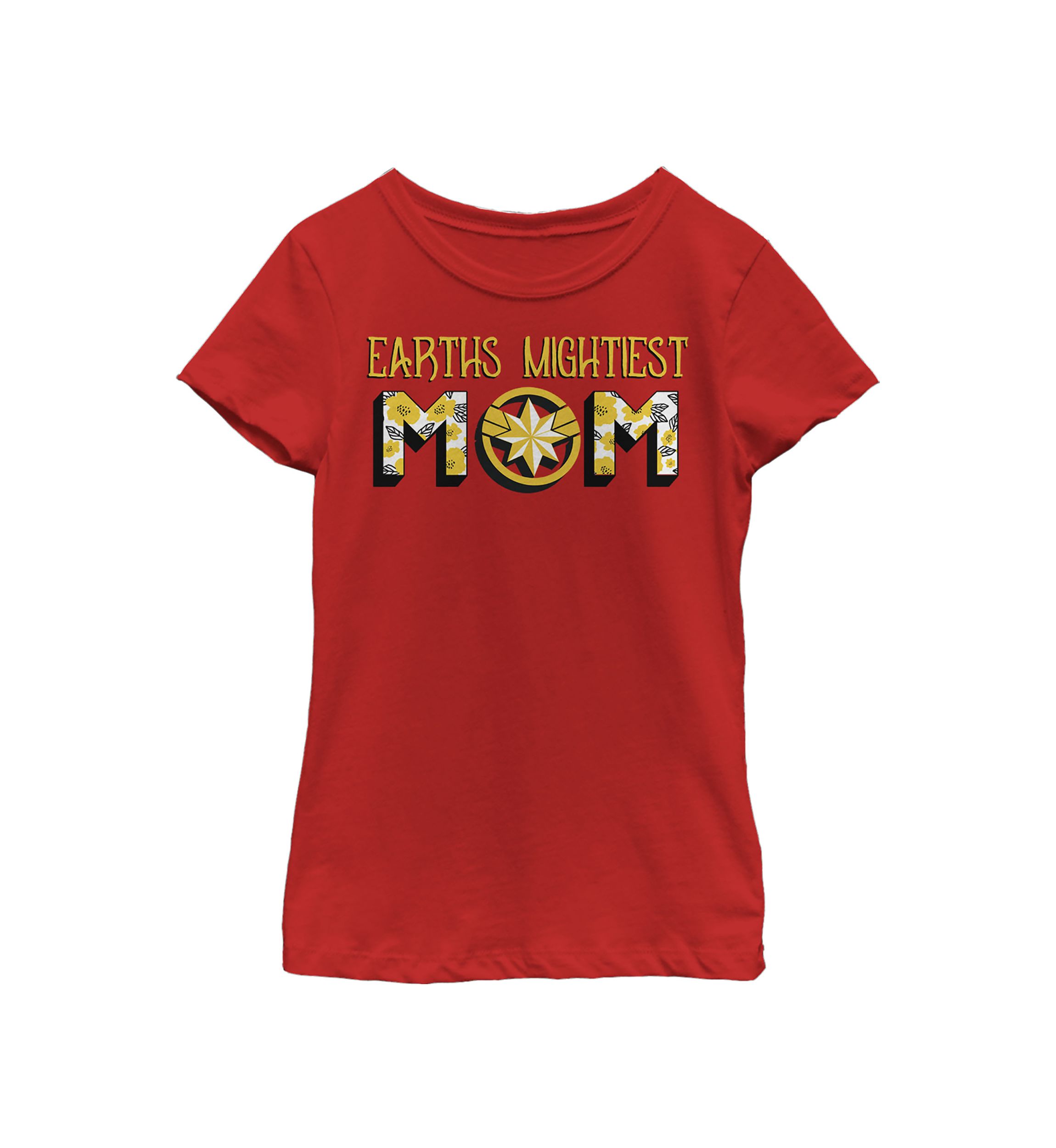 Girls 4-6x Seasonal Earths Mightiest Mom Graphic T-Shirt