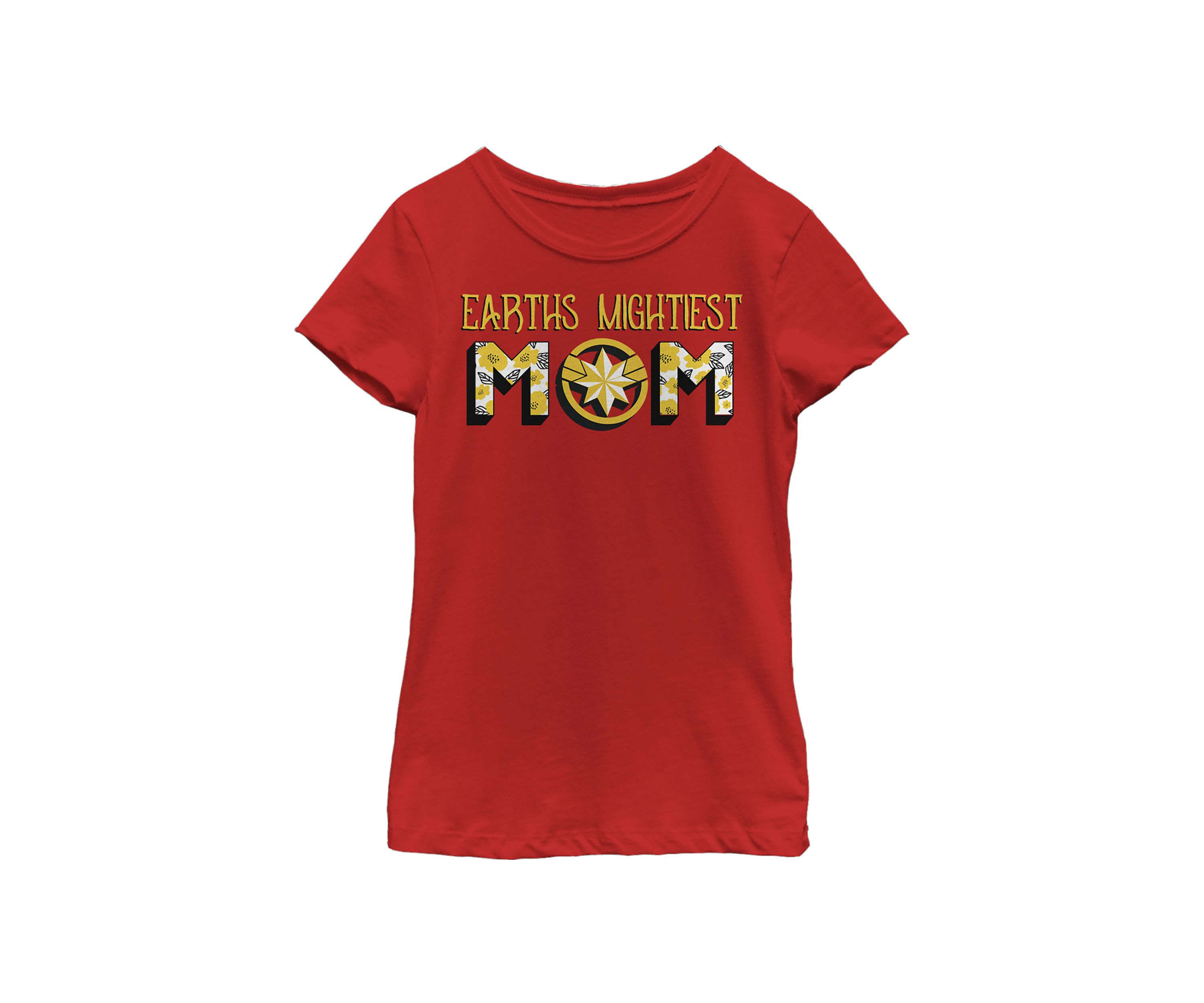 Girls 4-6x Seasonal Earths Mightiest Mom Graphic T-Shirt