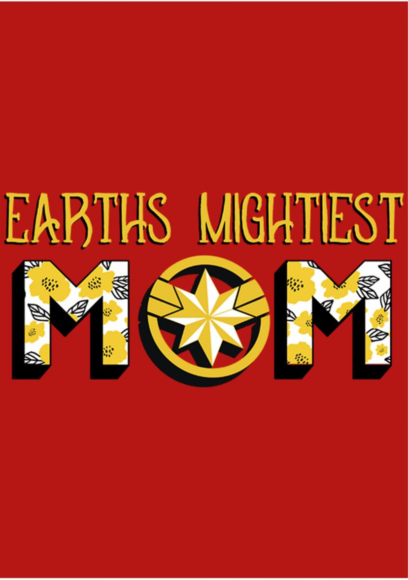 Girls 4-6x Seasonal Earths Mightiest Mom Graphic T-Shirt