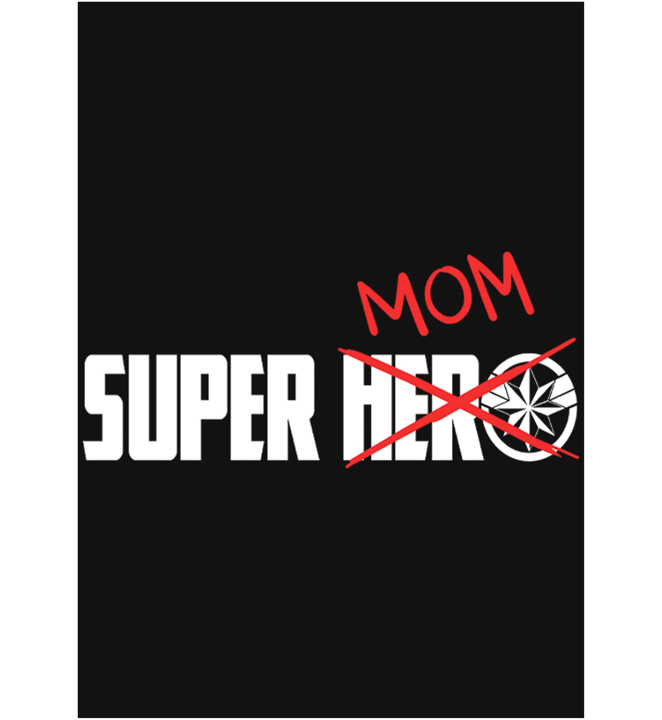 Girls 4-6x Seasonal Super Mom Doodle Graphic T-Shirt
