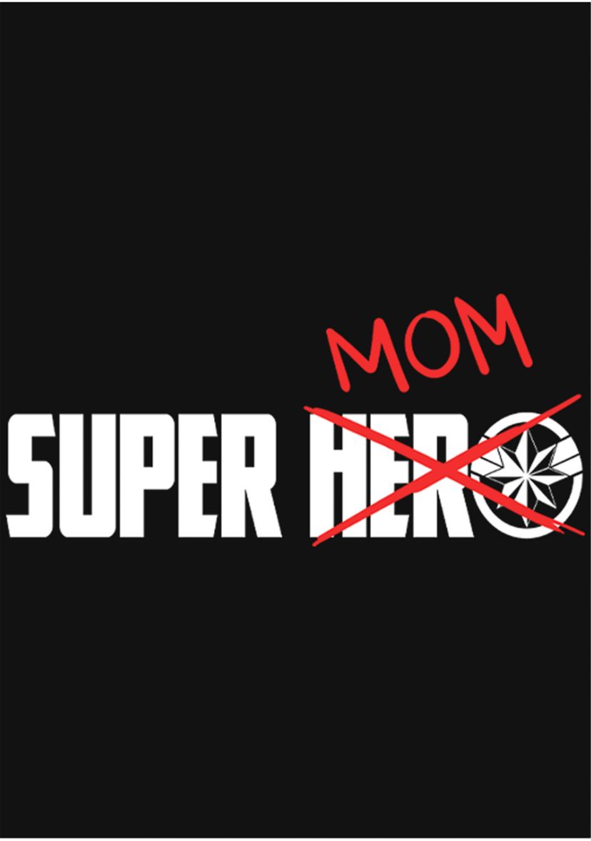 Girls 4-6x Seasonal Super Mom Doodle Graphic T-Shirt