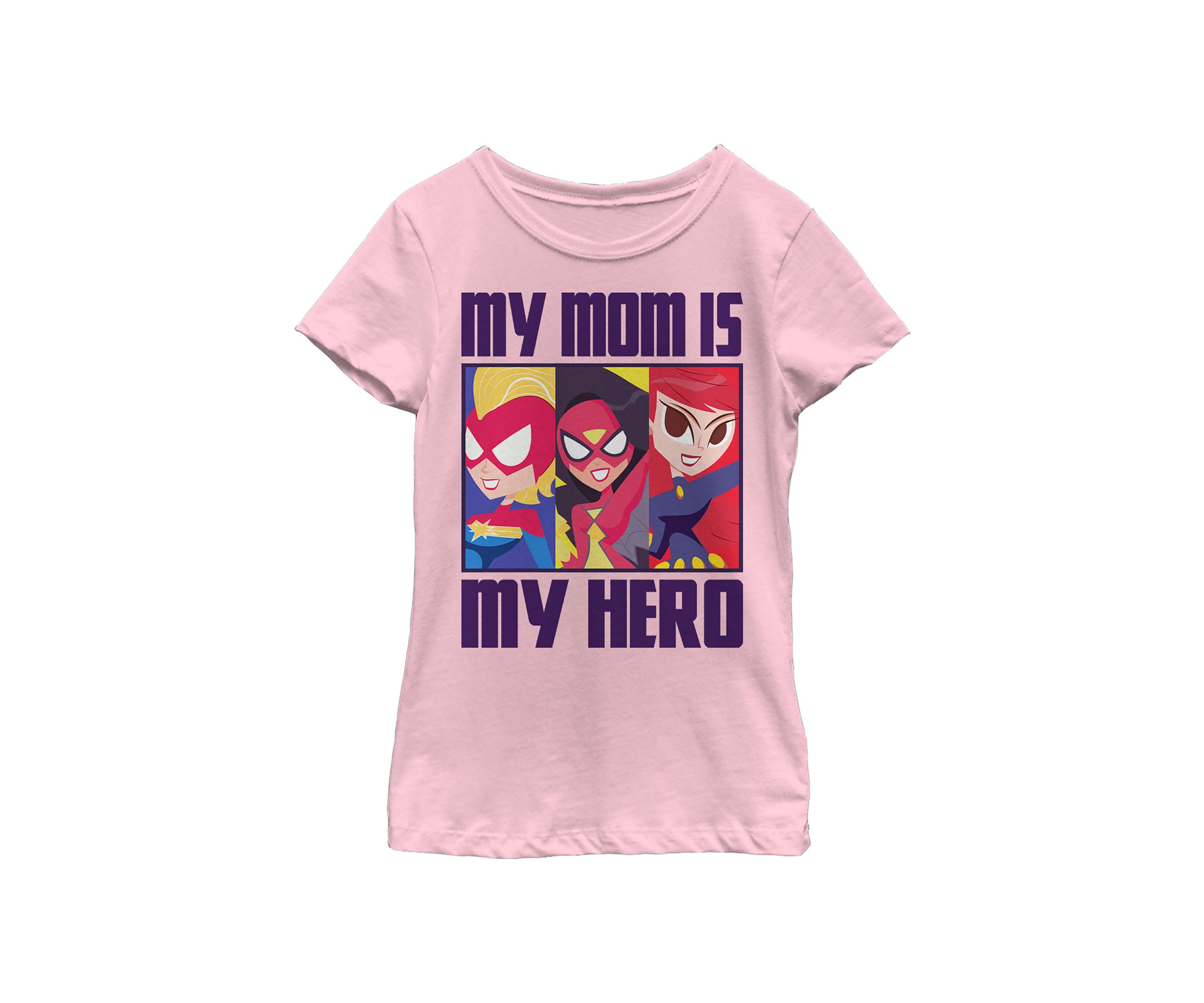 Girls 4-6x Seasonal Hero Mom BoxUp Graphic T-Shirt